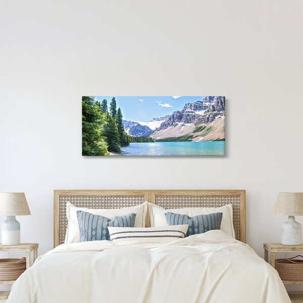Obraz Alpského jazera (120x50 cm)