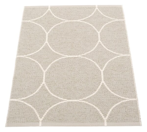 Krémový vnútorný a vonkajší koberec 70x100 cm Boo Linen – Pappelina
