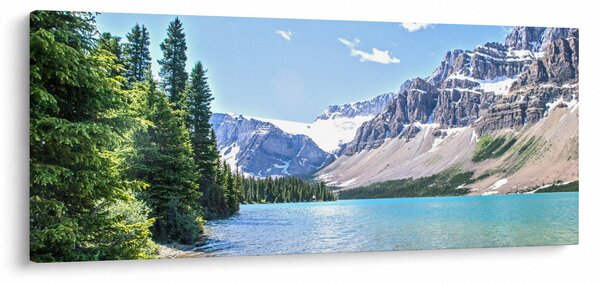 Obraz Alpského jazera (120x50 cm)