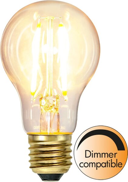 Teplá LED/filamentová žiarovka so stmievačom E27, 7 W Soft Glow – Star Trading