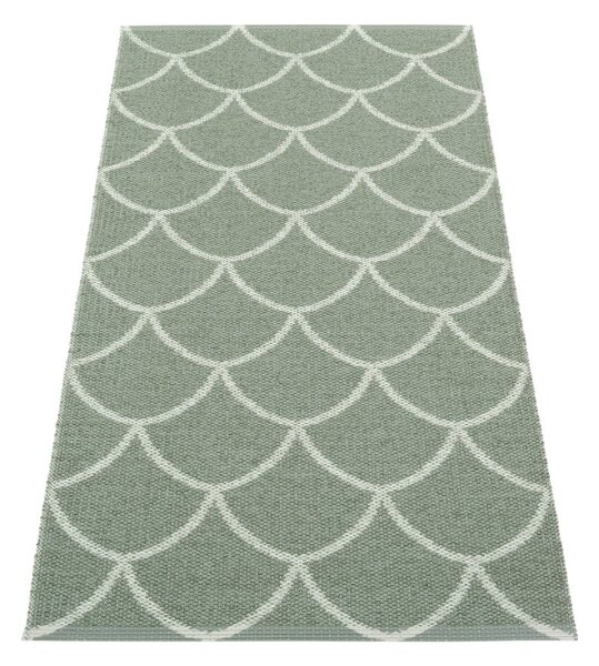 Zelený vnútorný a vonkajší behúň 70x150 cm Kotte Army Sage – Pappelina