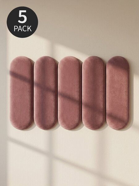 Sinsay - Čalúnené nástenné panely 5 pack - pastelová ružová