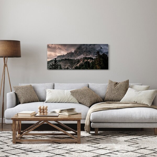 Obraz skalnatých hôr (120x50 cm)