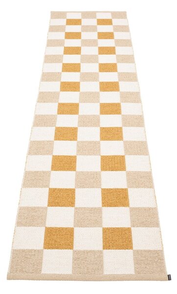Okrovožlto-béžový vnútorný a vonkajší behúň 70x300 cm Pix Vanilla Ochre – Pappelina
