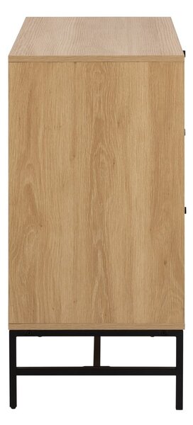 Komoda v dekore duba v prírodnej farbe 81x80x40 cm Albany – Actona