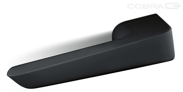 Dverné kovanie COBRA INFINITY-S (čierna), kľučka-kľučka, Otvor na cylindrickú vložku PZ, COBRA ČIERNA