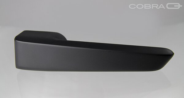 Dverné kovanie COBRA INFINITY-S (čierna), kľučka-kľučka, Otvor na cylindrickú vložku PZ, COBRA ČIERNA