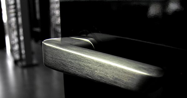 Dverné kovanie COBRA INFINITY-S (ONS - Nikel matný), kľučka-kľučka, Bez spodnej rozety, COBRA ONS (nikel matný)