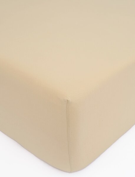 Jersey plachta do postieľky Classic 60 x 120 cm – béžová