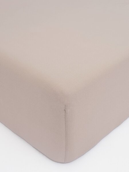 Jersey plachta do postieľky Classic 60 x 120 cm – cappuccino