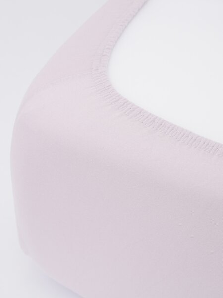 Jersey plachta do postieľky Classic 60 x 120 cm – lila