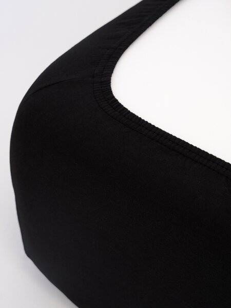 Jersey plachta Classic 90 x 200 cm – čierna