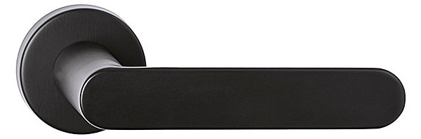 Dverné kovanie TWIN LEKO FINE IH 004 (CM) plast, kľučka-kľučka, Otvor pre obyčajný kľúč BB, Twin CM (čierny mat)