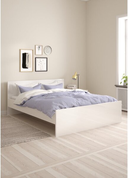 Biela dvojlôžková posteľ 160x200 cm Naia – Tvilum