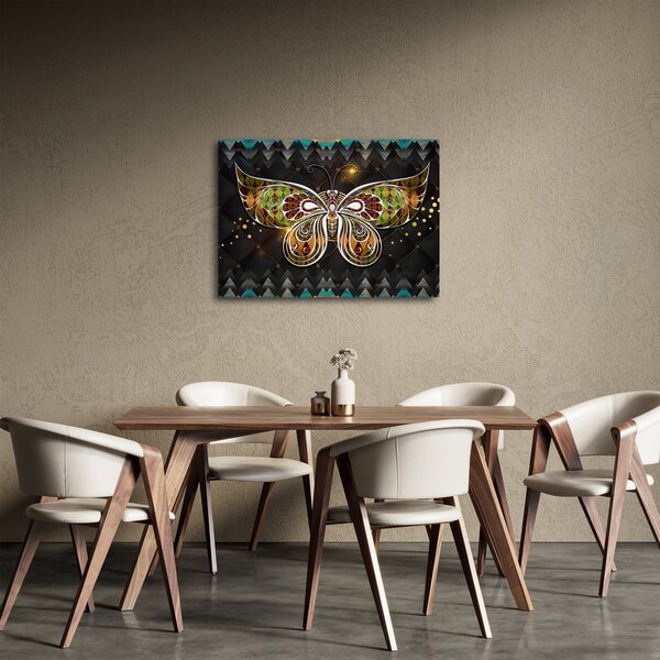 Obraz - Čarovný motýľ (70x50 cm)