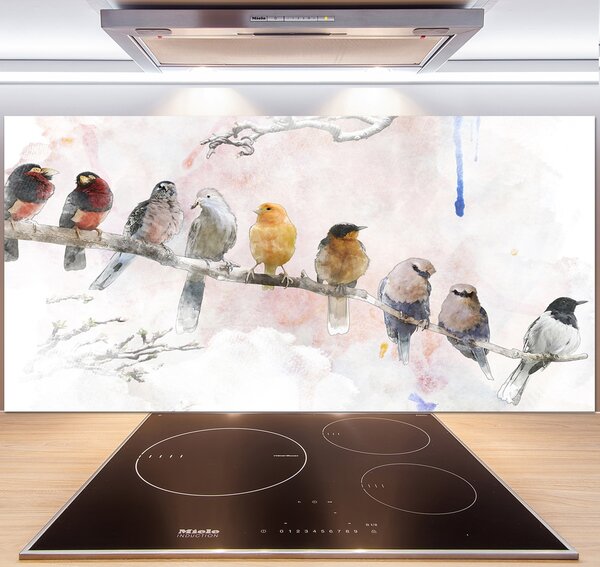 Panel do kuchyne Vtáky na vetve pl-pksh-140x70-f-68365798