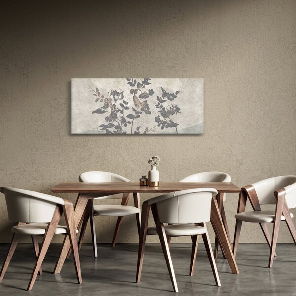 Obraz - Texturované listy (120x50 cm)