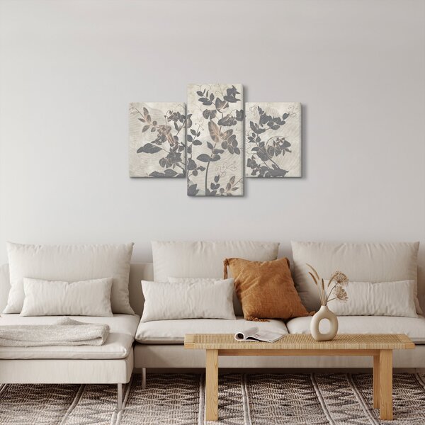 Obraz - Texturované listy (90x60 cm)