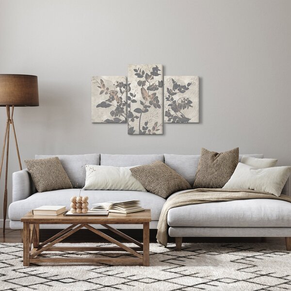 Obraz - Texturované listy (90x60 cm)