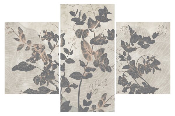 Obraz - Texturované listy (90x60 cm)