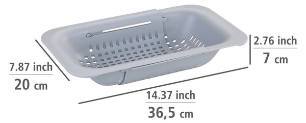 Plastový teleskopický odkvapkávač do drezu Sieve – Wenko