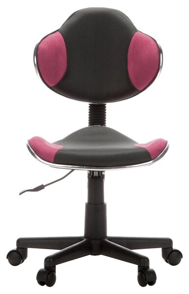 OTOČNÁ STOLIČKA PRE MLÁDEŽ, sivá, pink MID.YOU - Online Only detský nábytok, Online Only
