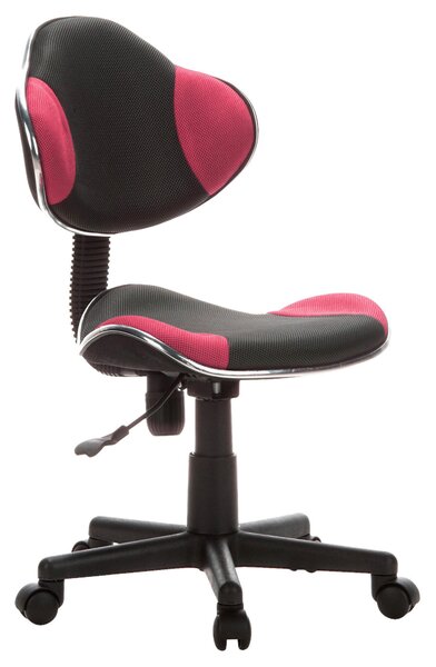 OTOČNÁ STOLIČKA PRE MLÁDEŽ, sivá, pink MID.YOU - Online Only detský nábytok, Online Only