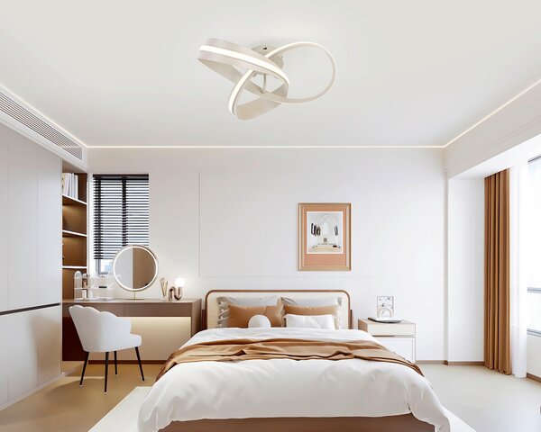 STROPNÉ LED SVIETIDLO, 52/22 cm Novel - Interiérové svietidlá