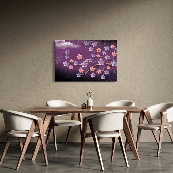 Obraz - Jarný súmrak (90x60 cm)