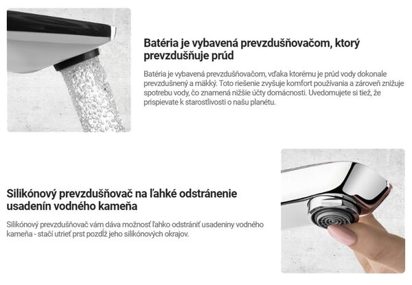 Deante Arnika, vysoká umývadlová batéria h-302, zlatá lesklá, DEA-BQA_Z20N