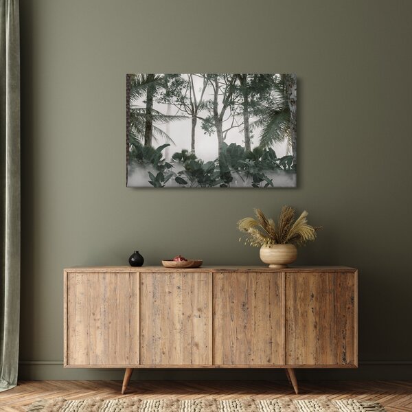 Obraz - Jungle v rannej hmle (90x60 cm)