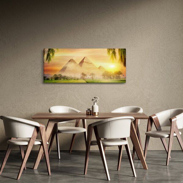 Obraz - Pyramídy (120x50 cm)