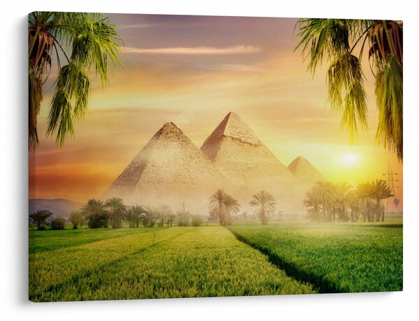 Obraz - Pyramídy (70x50 cm)
