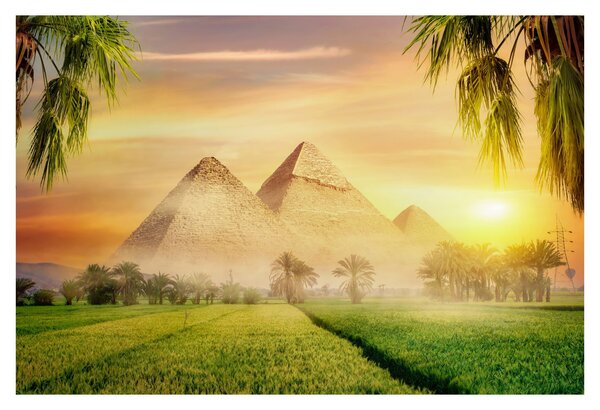 Obraz - Pyramídy (90x60 cm)