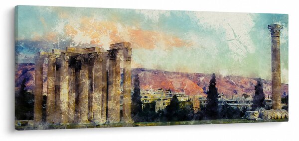 Obraz - Akropolis, Atény, Grécko (120x50 cm)