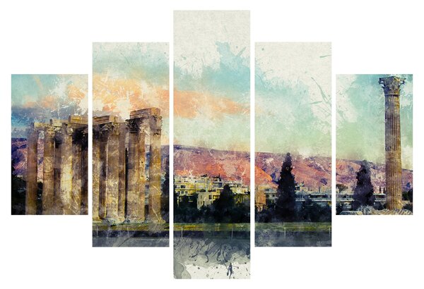 Obraz - Akropolis, Atény, Grécko (150x105 cm)