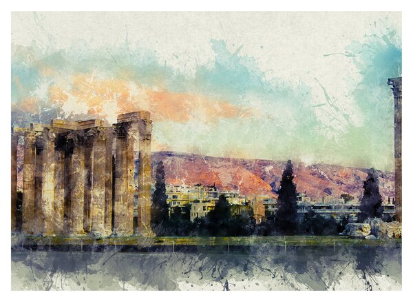 Obraz - Akropolis, Atény, Grécko (70x50 cm)