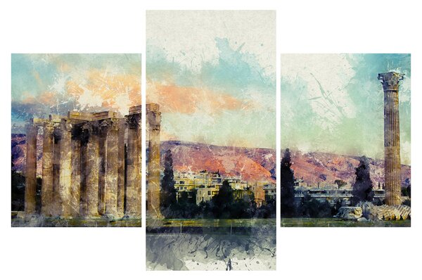 Obraz - Akropolis, Atény, Grécko (90x60 cm)