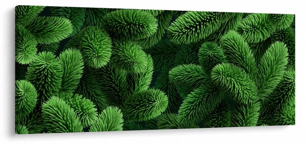 Obraz - Vetvičky ihličnanu (120x50 cm)