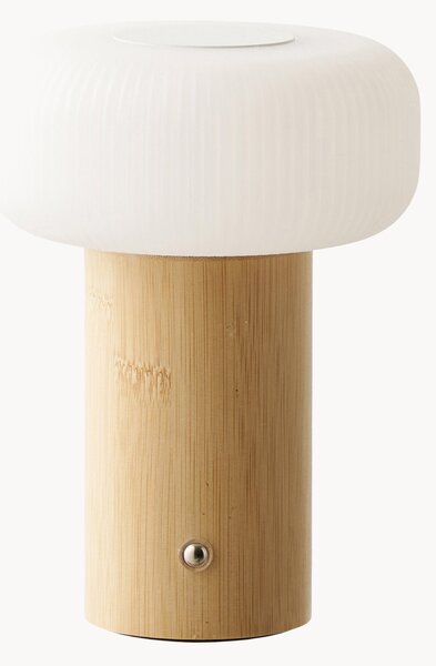 Prenosná bambusová stolová LED lampa Stafford
