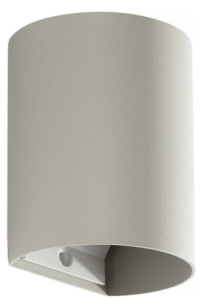 FARO 40524 - Nástenné svietidlo SOLE 1xGU10/8W/230V šedá zaokrúhlený