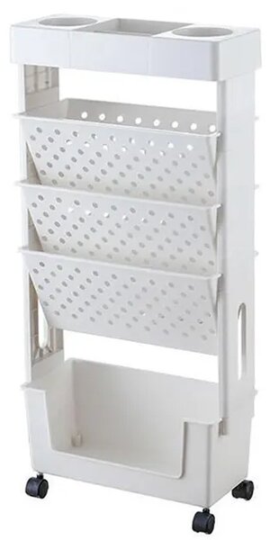 Bookcart™ 5-úrovňová Pojazdná Knižnica