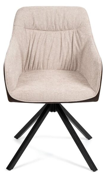 Jedálenský set 4x stoličky + stôl 200 cm AVENBERG NATURAL SWIVEL