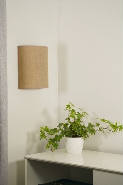 Duolla - Nástenné svietidlo YUTE 1xE27/15W/230V pr. 20 cm hnedá