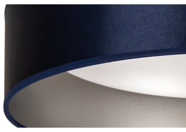 Duolla - LED Stropné svietidlo ROLLER LED/24W/230V pr. 45 cm modrá/strieborná
