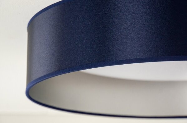 Duolla - LED Stropné svietidlo ROLLER LED/24W/230V pr. 45 cm modrá/strieborná