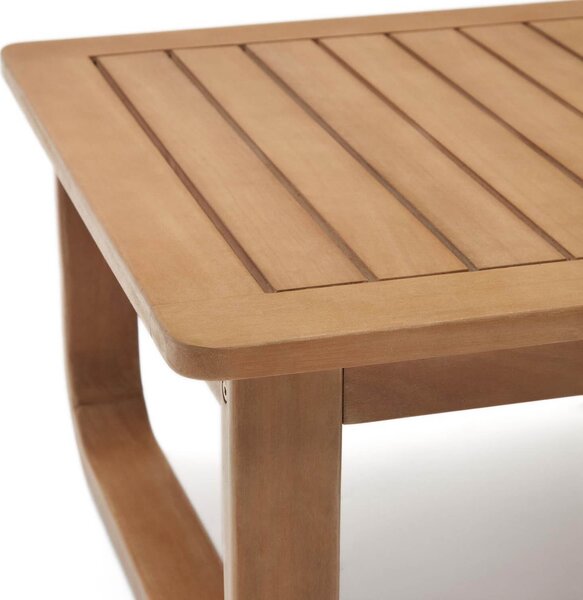 MUZZA Záhradný konferenčný stolík caltesa 100 x 60 cm prírodný