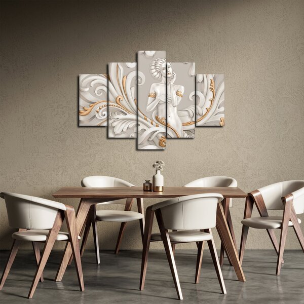 Obraz bohyne v ornamentálnom pozadí (150x105 cm)