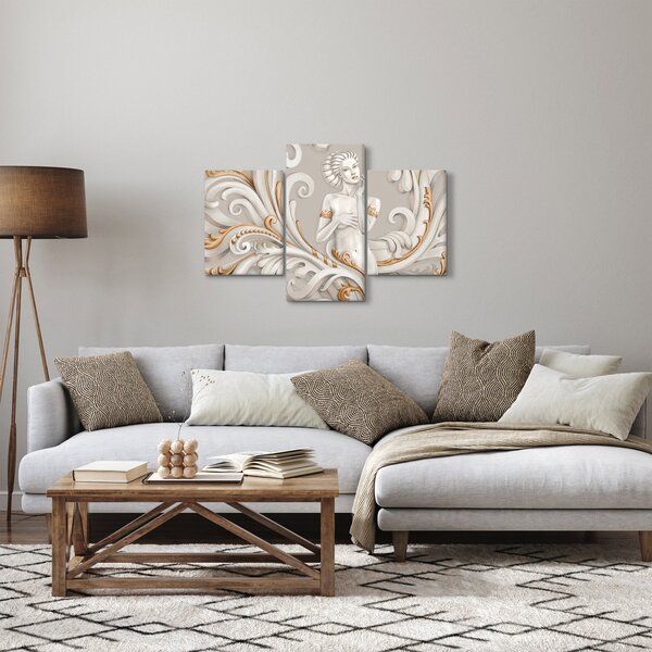 Obraz bohyne v ornamentálnom pozadí (90x60 cm)