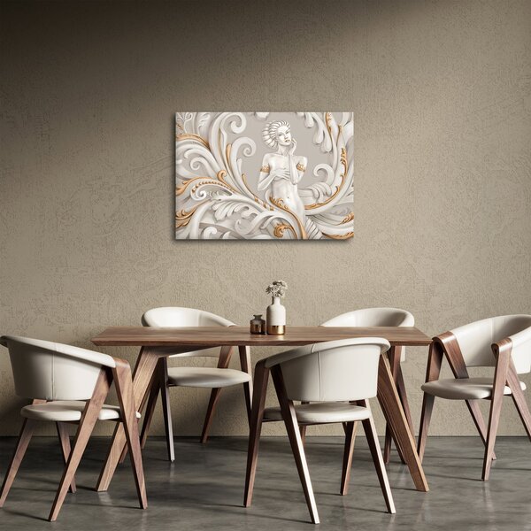 Obraz bohyne v ornamentálnom pozadí (70x50 cm)